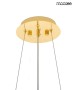 MOOSEE lampa wisząca TUBS 18 złota