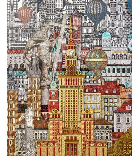 Obraz WARSAW GIRL 110x174 cm