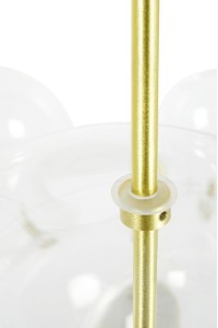 MOOSEE Lampa wisząca CAPRI DISC 5 złota