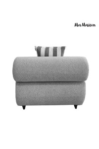 MaMaison sofa ogrodowa ALEXANDER szara    (poduszki i pokrowiec w zestawie)