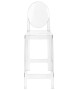 Krzesło barowe VICTORIA 75 cm transparentne