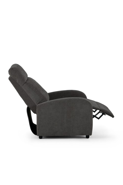Fotel wypoczynkowy rozkładany RELAX       PREMIUM ciemny szary