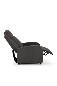 Fotel wypoczynkowy rozkładany RELAX       PREMIUM ciemny szary