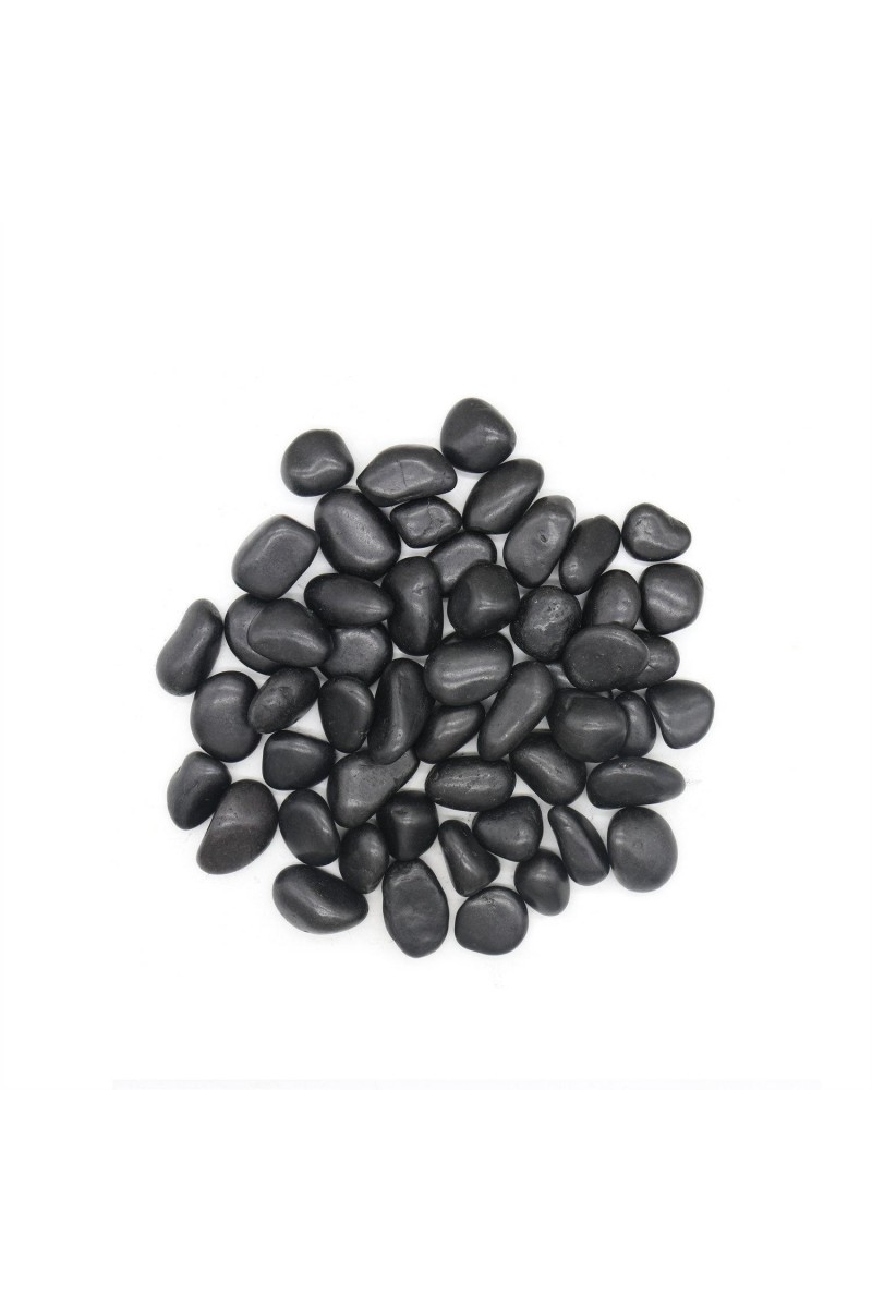Kamień OTOCZAK 2-3 cm 20 kg polerowany    czarny