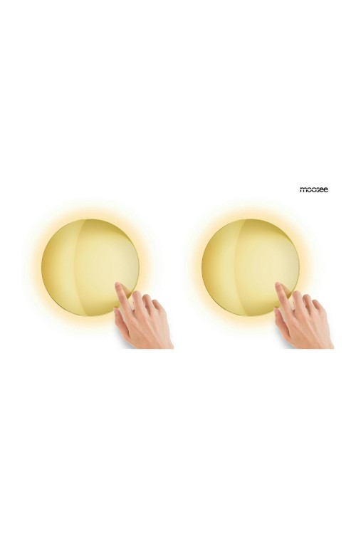 MOOSEE zestaw 2 lamp ściennych SHADOW     SUN 25 złoty