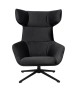 Fotel obrotowy VITA VELVET czarny PU