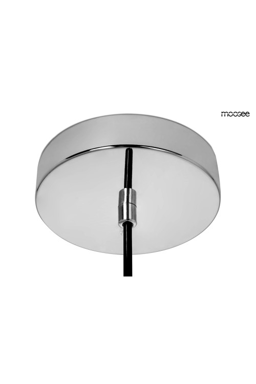 MOOSEE zestaw 2 lamp wiszących DISCO      srebrny