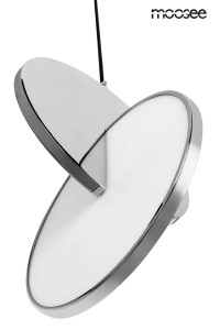 MOOSEE zestaw 2 lamp wiszących DISCO      srebrny