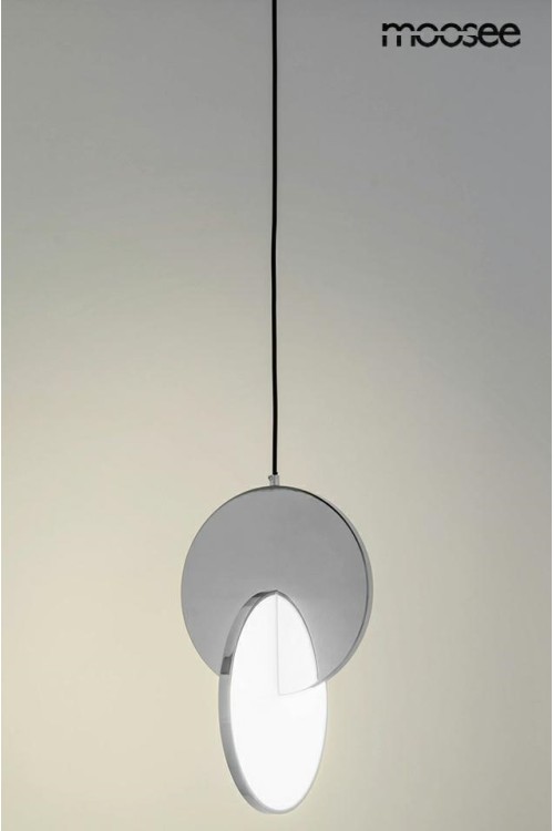 MOOSEE zestaw 2 lamp wiszących DISCO      srebrny