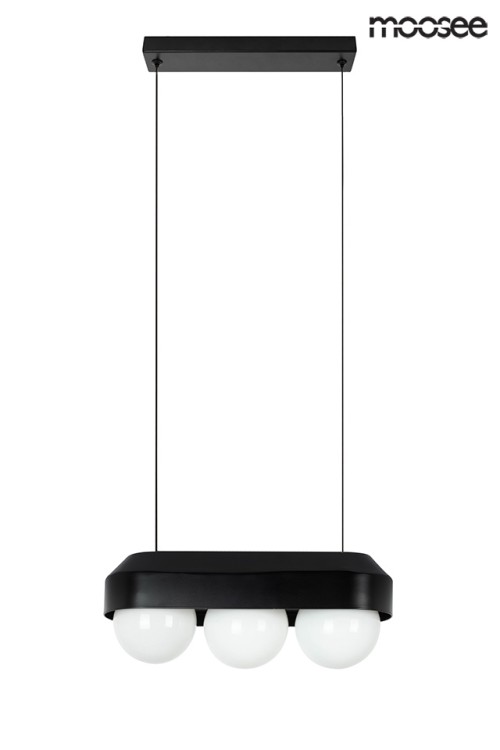 MOOSEE zestaw 2 lamp wiszących DROPS 3    czarny