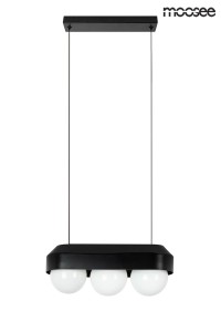 MOOSEE zestaw 2 lamp wiszących DROPS 3    czarny