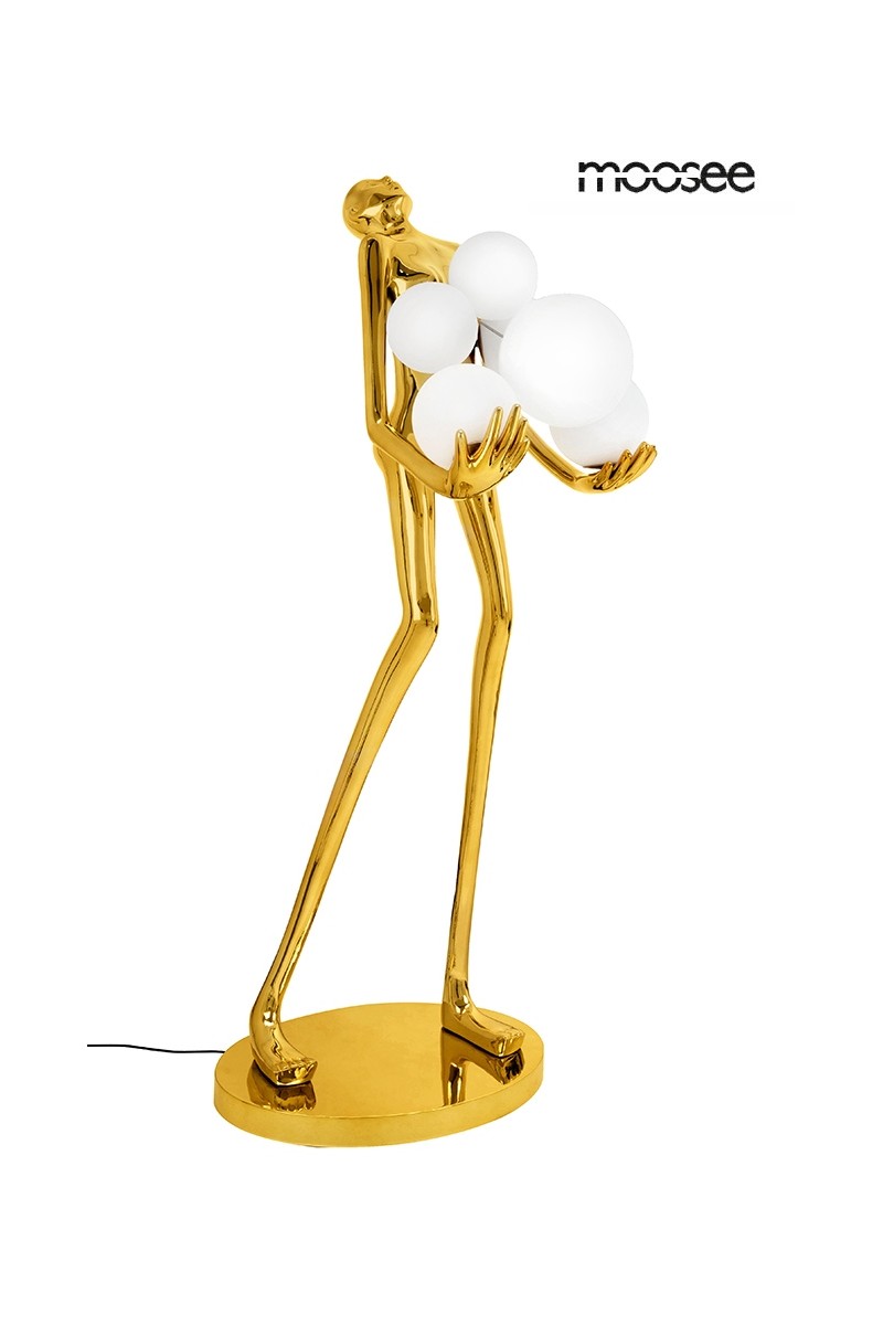 MOOSEE lampa podłogowa HUMAN GOLD         PREMIUM 180