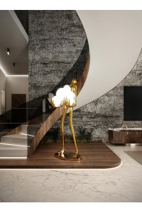 MOOSEE lampa podłogowa HUMAN GOLD         PREMIUM 180