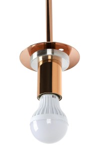 MOOSEE lampa wisząca FUSION 40 miedziana  - akryl
