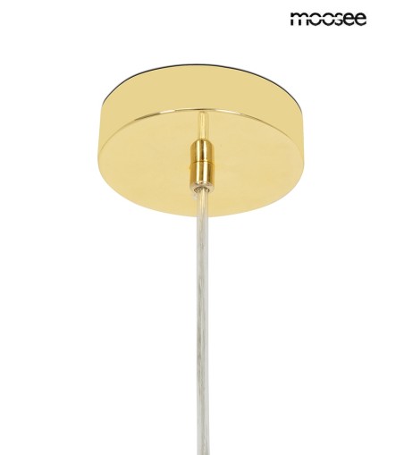 MOOSEE lampa wisząca ALURE OVAL 120       złota/mleczna