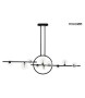 MOOSEE lampa wisząca ALURE LINE TWIN 120 czarna