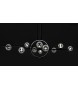 MOOSEE lampa wisząca ALURE LINE TWIN 120 czarna