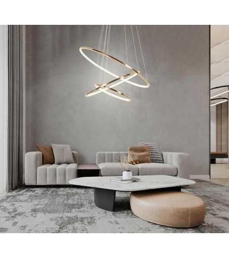 MOOSEE lampa wisząca RING SLIM S złota