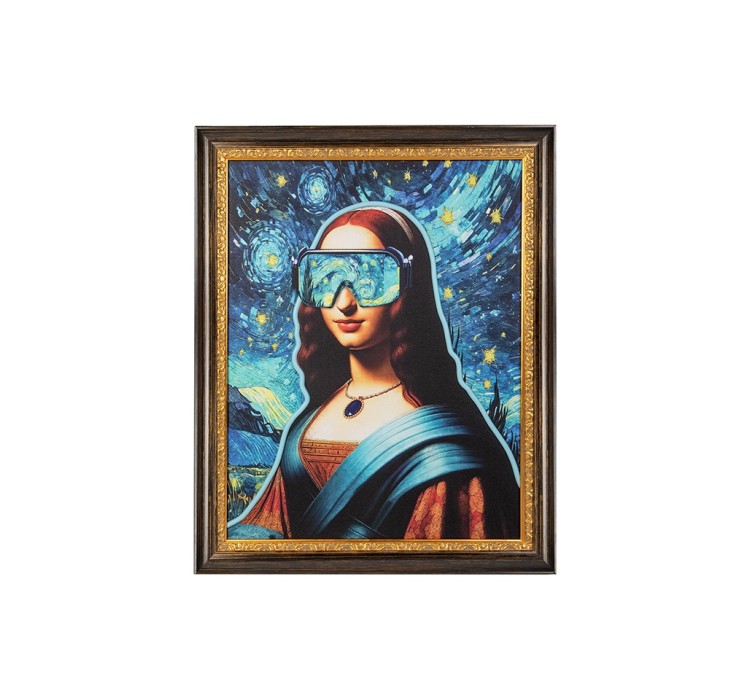 Obraz NEON LISA 80x100 cm