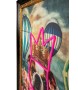 Obraz NEON BULLDOG BALOON 80x100 cm
