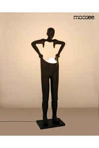 MOOSEE lampa podłogowa HUMAN HOUDINI 182  czarna