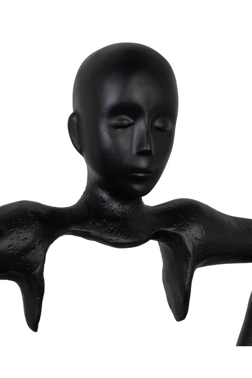 MOOSEE lampa podłogowa HUMAN HOUDINI 182  czarna
