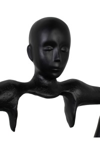 MOOSEE lampa podłogowa HUMAN HOUDINI 182  czarna