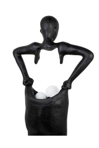 MOOSEE lampa podłogowa HUMAN HOUDINI 182  czarna