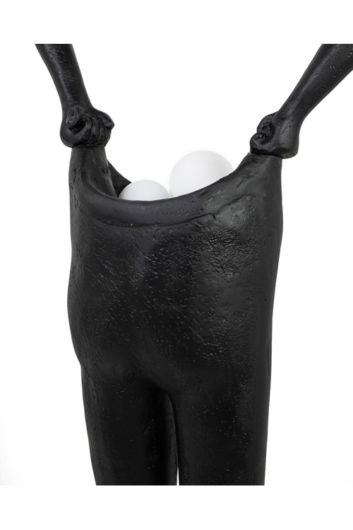 MOOSEE lampa podłogowa HUMAN HOUDINI 182  czarna
