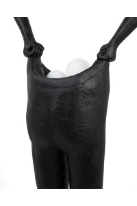 MOOSEE lampa podłogowa HUMAN HOUDINI 182  czarna