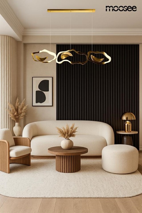 MOOSEE lampa wisząca CHAIN 210 złota