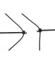 Lampa wisząca FLUSSO LINE 4 czarna