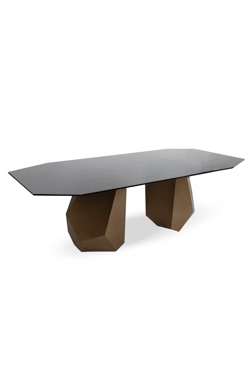 MaMaison stół jadalniany CELESTE 240      złoty / czarny