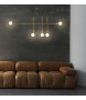 MOOSEE lampa wisząca RIVA 5 złota