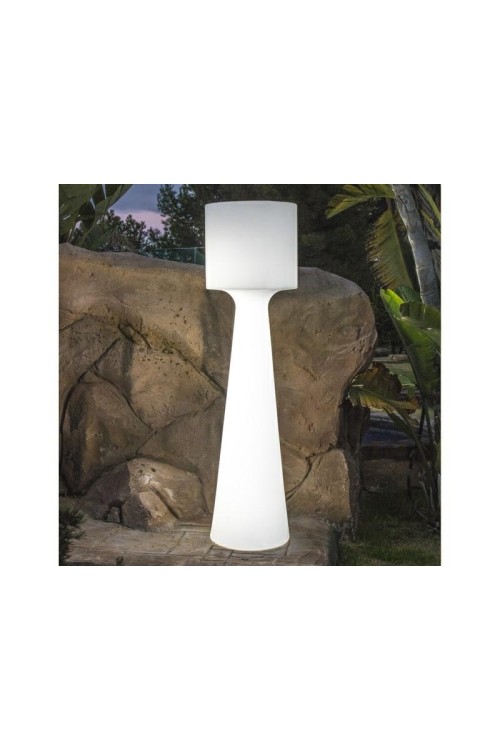 NEW GARDEN lampa ogrodowa GRACE 140  BATTERY biała