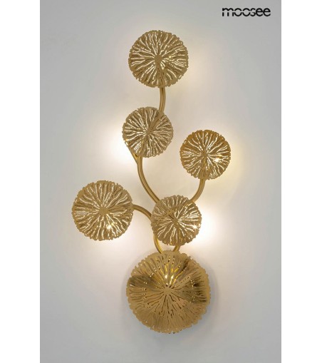 MOOSEE lampa ścienna LIRIO 6 złota