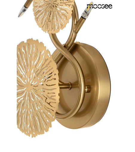MOOSEE lampa ścienna LIRIO 6 złota