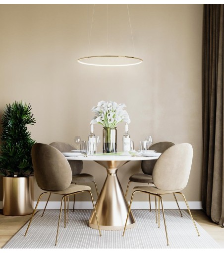 MOOSEE lampa wisząca RING SLIM 40 złota