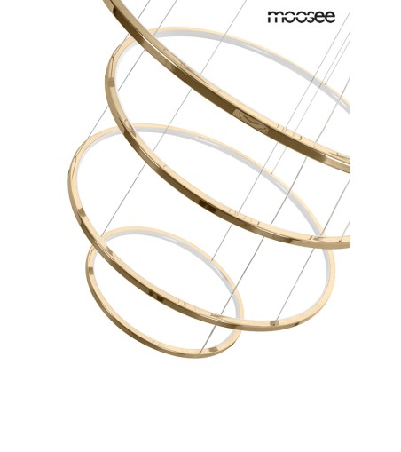 MOOSEE lampa wisząca RING SLIM M złota