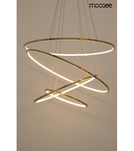 MOOSEE lampa wisząca RING SLIM M złota