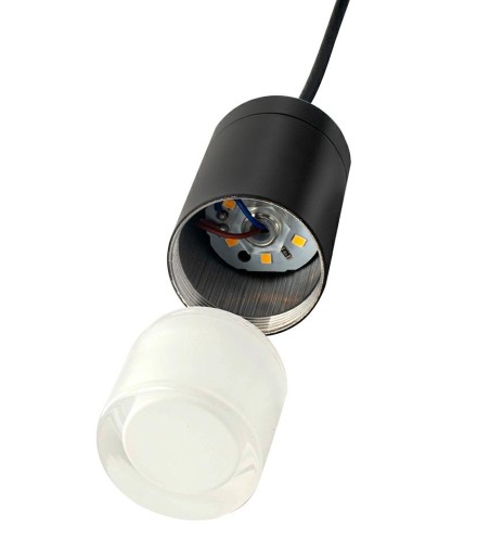 MOOSEE lampa wisząca FLUSSO LINE 6        czarna