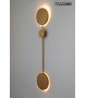 MOOSEE lampa ścienna SHADOW 2 złota