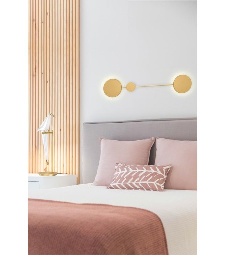 MOOSEE lampa ścienna SHADOW 2 złota