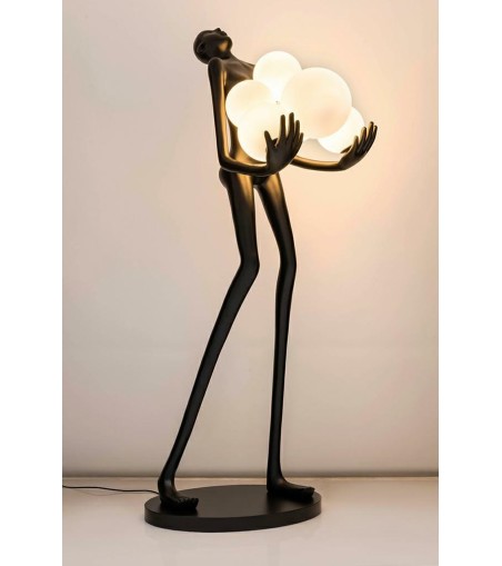 MOOSEE lampa podłogowa HUMAN PREMIUM -    włókno szklane, szkło