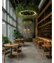 MOOSEE lampa wisząca GARDENS 120 czarna