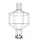 MOOSEE lampa wisząca FLUSSO 8 czarna