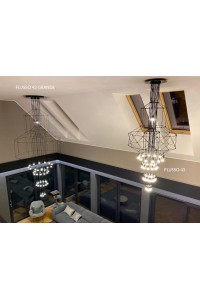 MOOSEE lampa wisząca FLUSSO 43 czarna