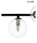 MOOSEE lampa wisząca ALURE LINE TWIN 90 czarna