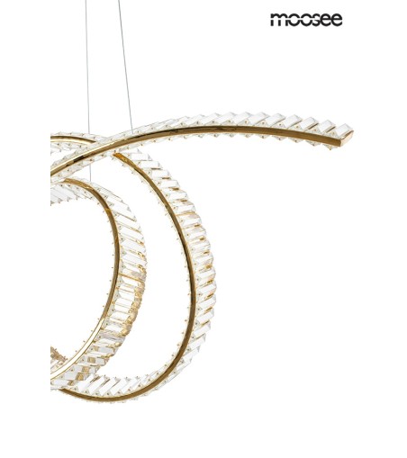 MOOSEE lampa wisząca WAVE 120 złota