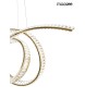 MOOSEE lampa wisząca WAVE 120 złota